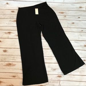 Comfy Black slinky pull-on pants, Petite Large